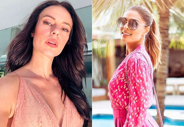 Inimigas? Ju Paes e Paolla Oliveira caem no samba em festão de novela