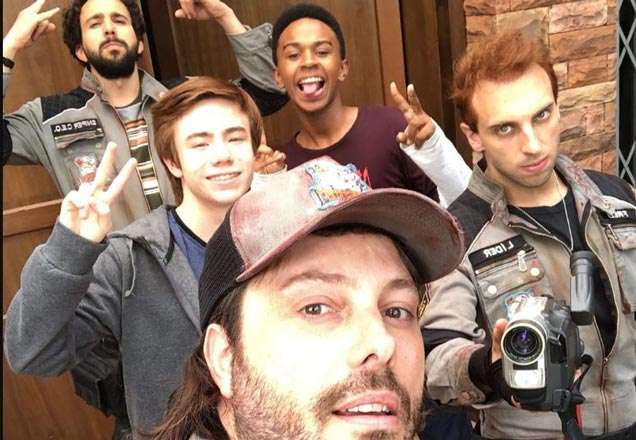 Danilo Gentili registra bastidores da sua nova série