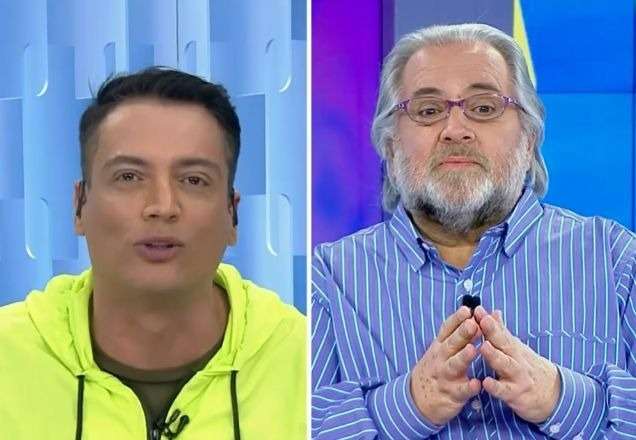 Leão Lobo e Leo Dias batem boca ao vivo e clima esquenta no Fofocalizando