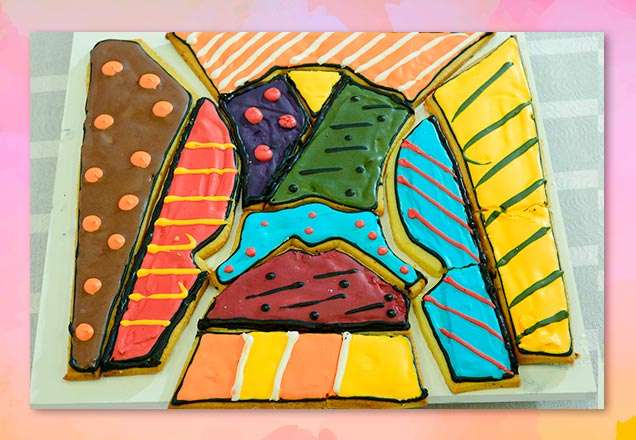 Biscoitos Romero Britto da Karoline