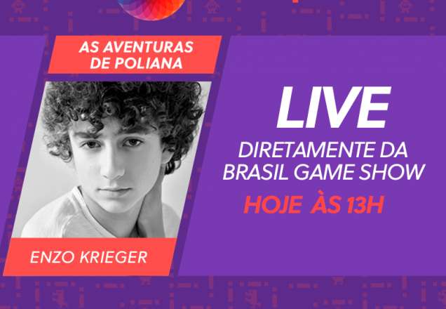 Enzo Krieger participa de live diretamente da BGS 2019