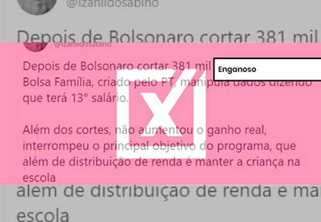 Bolsa Família terá 13º, mas não aumento; programa ainda exige presença na escola