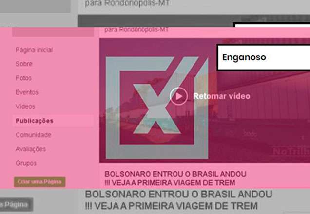 Uso de trem de "dois andares" no Brasil não tem relação com o governo Bolsonaro