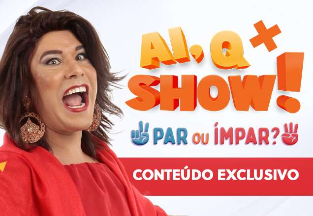 Narcisa joga par ou ímpar com a plateia do Ai, Q Show!