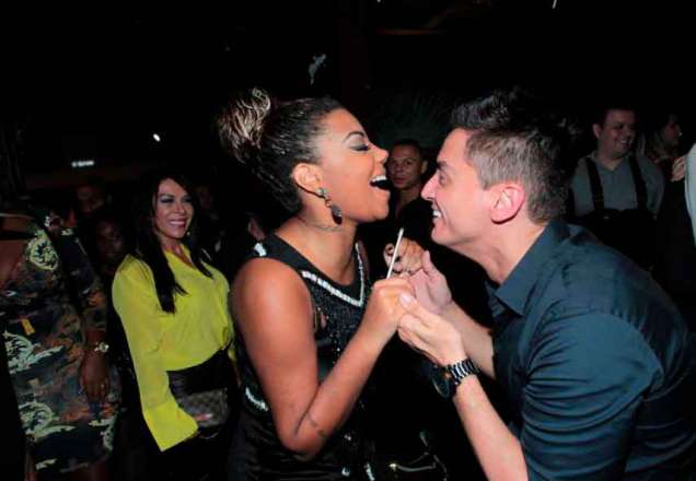 Ludmilla e Leo Dias selam as pazes após desavença