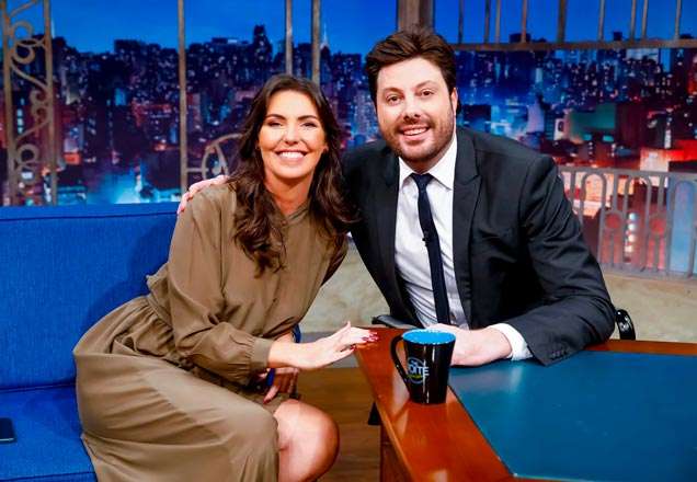 Danilo Gentili entrevista Glenda Kozlowski no The Noite desta quarta
