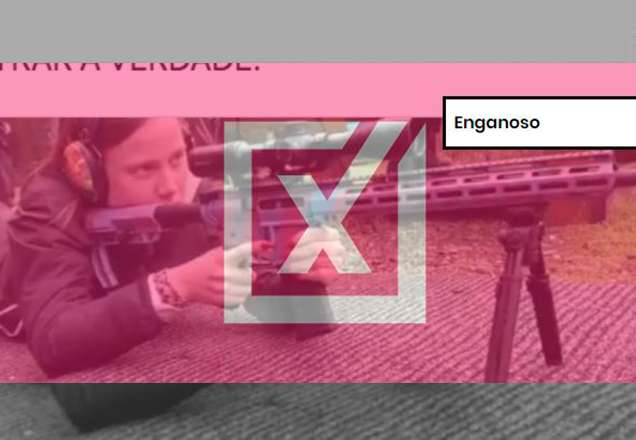 Mulher atirando com fuzil em vídeo não é Greta Thunberg, mas engenheira sueca