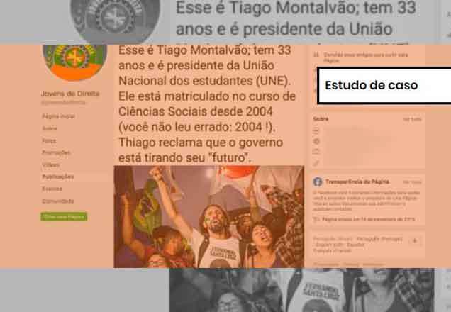 Estudo de caso: Presidente da UNE não estava na universidade desde os 11 anos