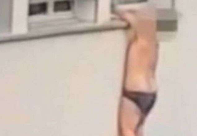 Bandido seminu tenta fugir da polícia e acaba se dando mal