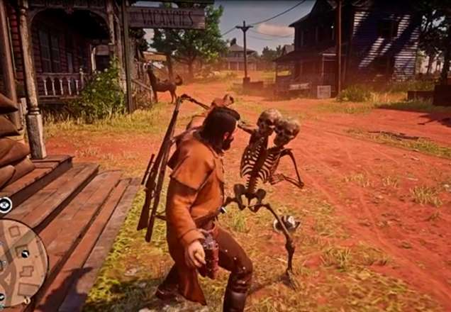 Esqueletos de duas cabeças estão atacando jogadores em Red Dead Online