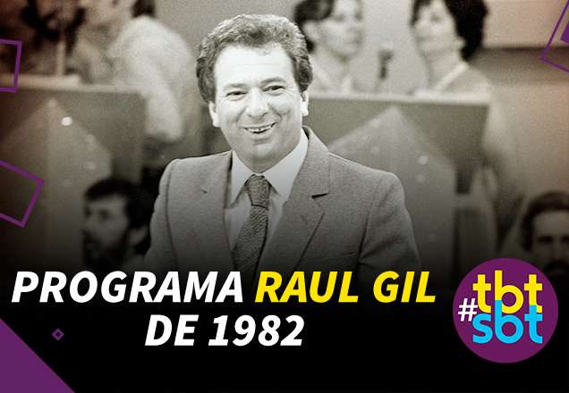 Confira o inédito TBT SBT do quadro "Cartas e Cartazes" com Raul Gil