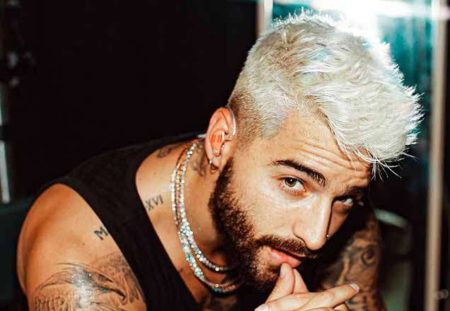 Maluma muda visual e fica com carinha de bebê