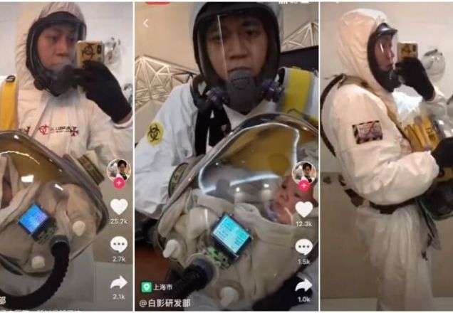 Pai se inspira em Death Stranding, adota quarentena futurista e bebê faz sucesso