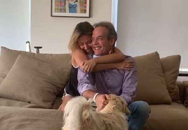 Coronavírus: Luisa Mell comemora retorno do marido para casa