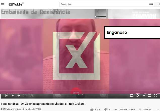 Estudo do médico Vladimir Zelenko com hidroxicloroquina não tem comprovação científica