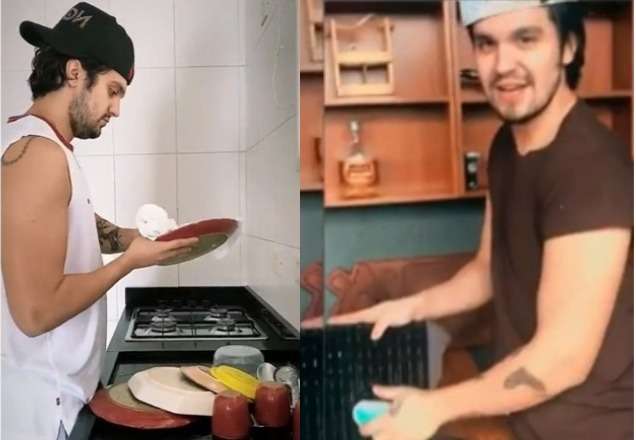 Luan Santana tem sido flagrado "gente como a gente" nessa quarentena