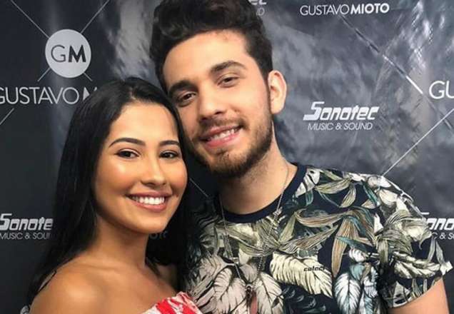 Gustavo Mioto diz que há mais de um mês não vê a namorada, Thaynara OG