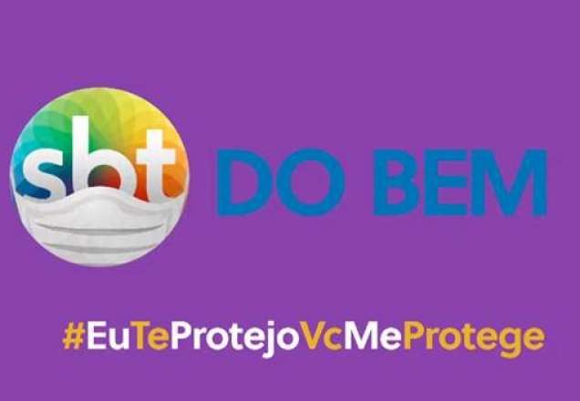SBT do Bem lança campanha sobre a importância do uso da máscara