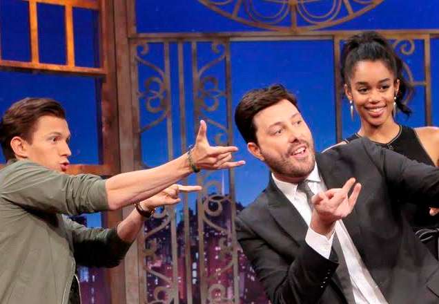 Danilo Gentili entrevista Tom Holland, Laura Harrier e Dj Alok