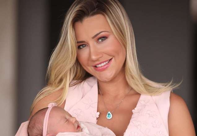 Ana Paula Siebert revela que perdeu oito quilos dez dias após parto