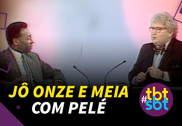 Dia de matar a saudade! Confira o TBT de Jô Soares com o ídolo Pelé