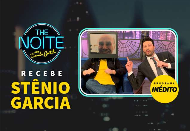 Danilo Gentili entrevista o ator Stênio Garcia no The Noite desta quarta