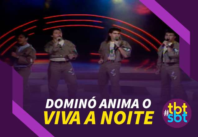 TBT SBT: Dominó anima o "Viva a Noite" com Gugu Liberato