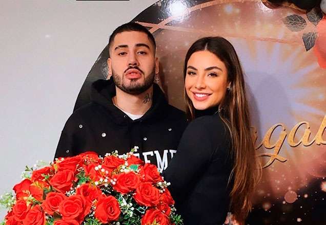 Kevinho faz festa de aniversário pra namorada e dá bolsa de R$ 10 mil de presente
