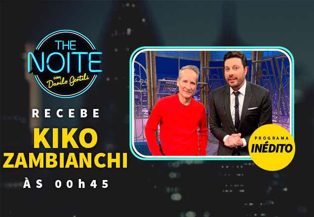 Kiko Zambianchi fala de novos projetos no The Noite desta segunda-feira
