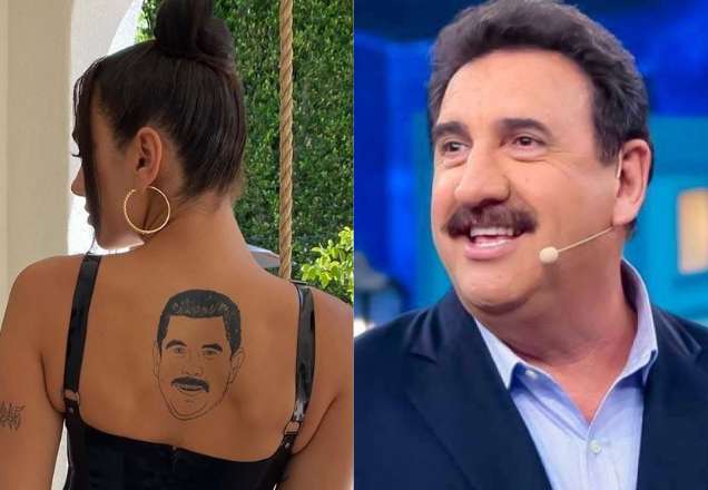 Dua Lipa mostra nova "tatuagem" e web compara com Ratinho