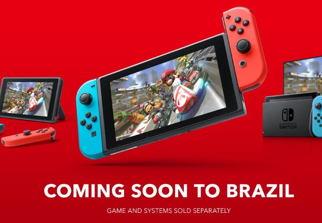 Nintendo anuncia chegada do Switch no Brasil após três anos do lançamento