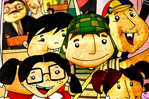 Fã cria página com ilustrações para homenagear a turma do Chaves