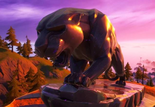 Fortnite adiciona monumento do Pantera Negra ao mapa do jogo