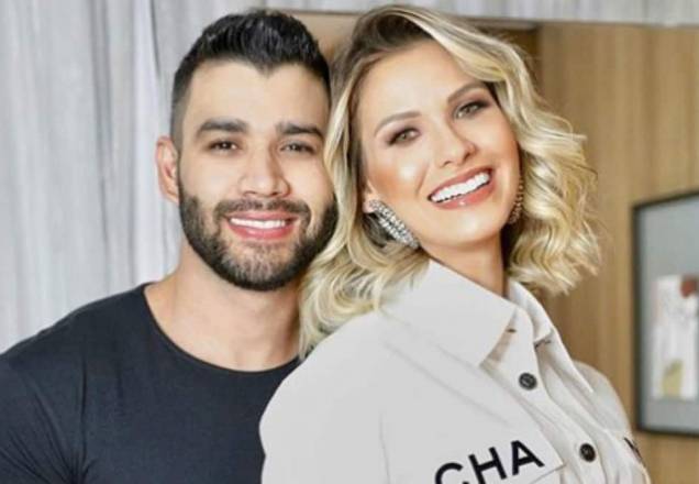 Andressa Suita se declara para Gusttavo Lima: "Feliz por toda vida"