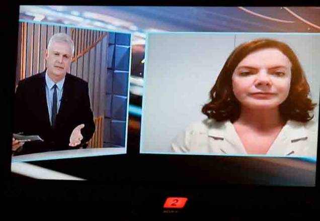 Presidente do PT é entrevistada no Poder em Foco deste domingo