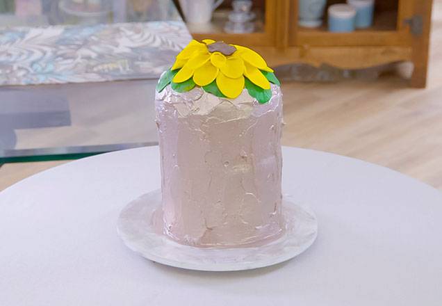 Bolo Vaso de Flores da Fabiana