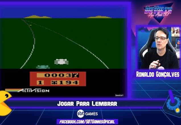 DeVolta aos Anos 80: Ronaldo se desafiou jogando Enduro