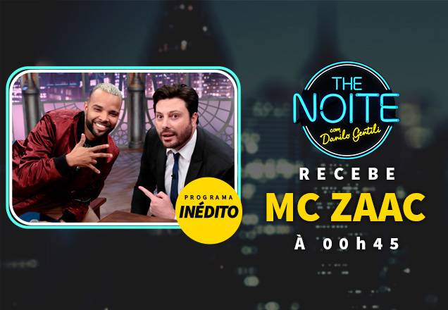 MC Zaac comenta parcerias de sucesso no The Noite desta quarta-feira