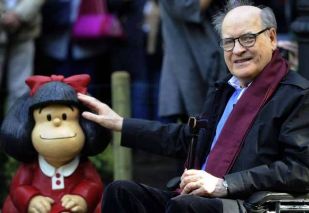Morre Quino, cartunista argentino criador de Mafalda, aos 88 anos