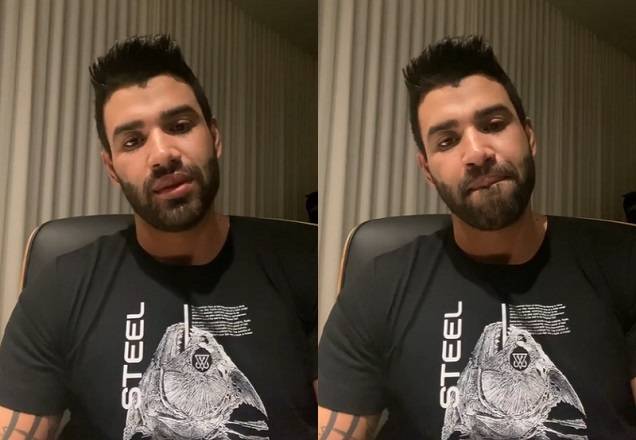 Gusttavo Lima durante vídeo