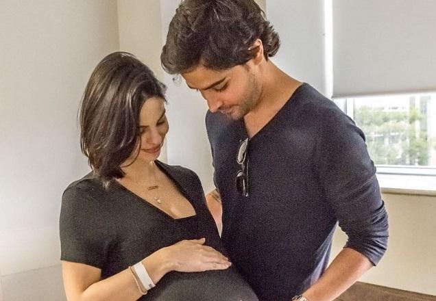 Sthefany Brito com o marido
