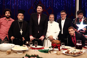 Gentili prepara ceia e recebe convidados na noite de Natal