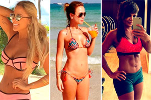 Artistas do SBT exibem boa forma nas férias de verão; veja fotos