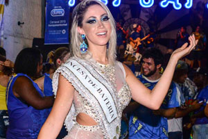 SBT TV | Carol Narizinho abusa da transparência na Acadêmicos do Tatuapé