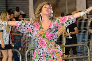 Maria Rita ensaia para Rainha do Carnaval de SP
