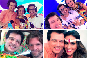 Celso Portiolli tieta artistas do SBT em Salvador