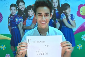 WebChat com a Filipe Bragança, o Duda de Chiquititas; assista