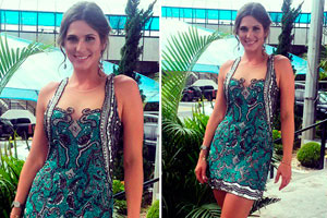 Lívia Andrade mostra look para o primeiro dia de gravação
