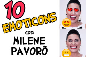 Milene Pavorô explica os 10 emoticons que mais bombam na internet