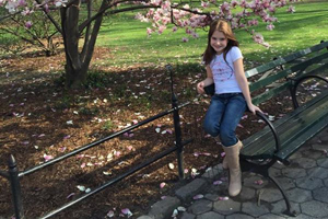 Sophia Valverde, a Maria de Chiquititas, curte Nova York
